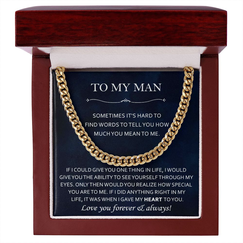 To My Man - You Are Special To Me