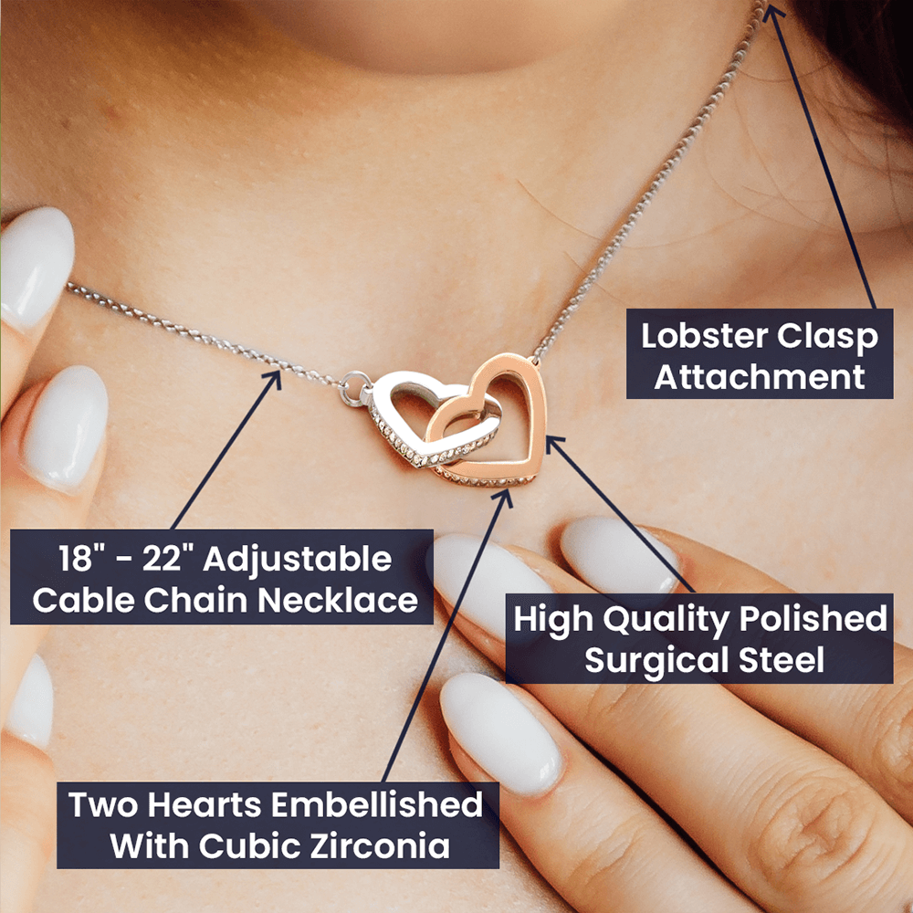 To My Girlfriend Necklace - Unique Gift For Woman