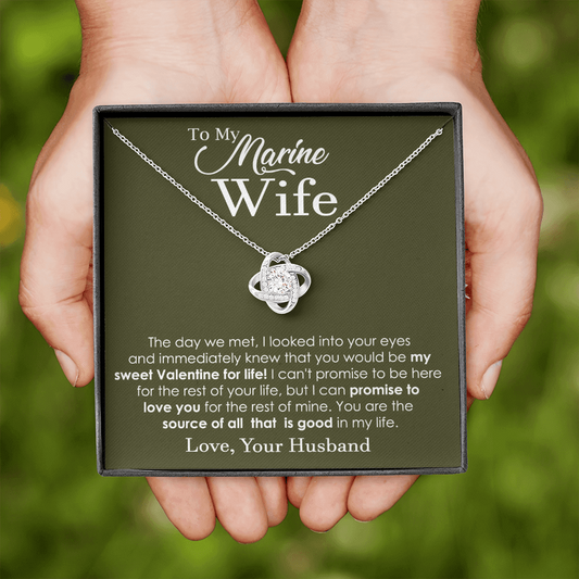 Marine Wife Necklace From Husband