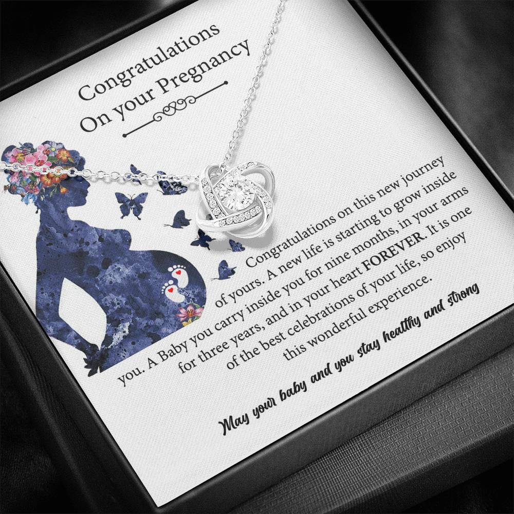 Pregnant Gift, Congratulations On Your Pregnancy Necklace, Pregnant Daughter Gift