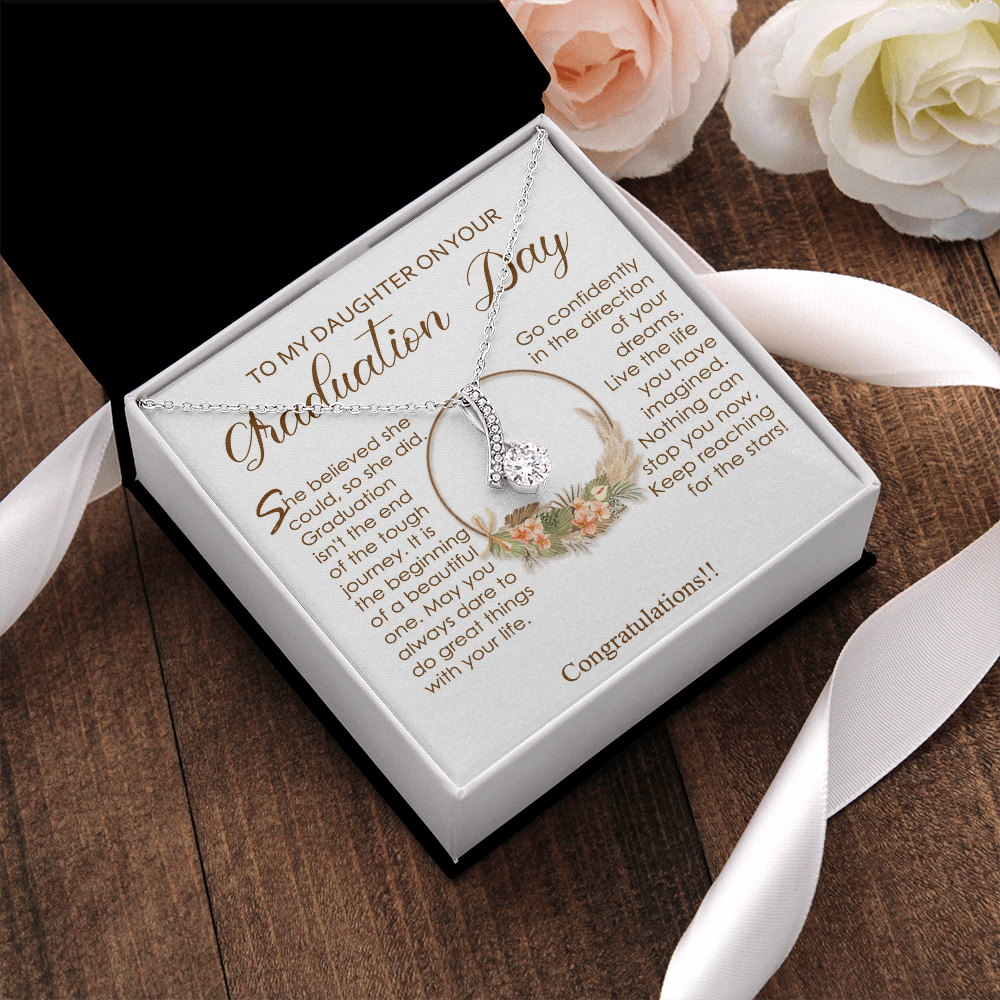 Graduation Necklace Gift To My Daughter