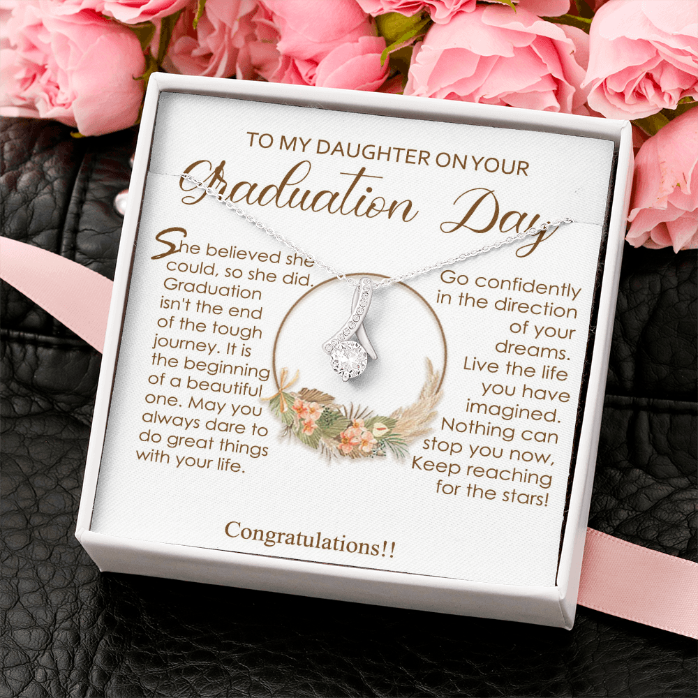 Graduation Necklace Gift To My Daughter