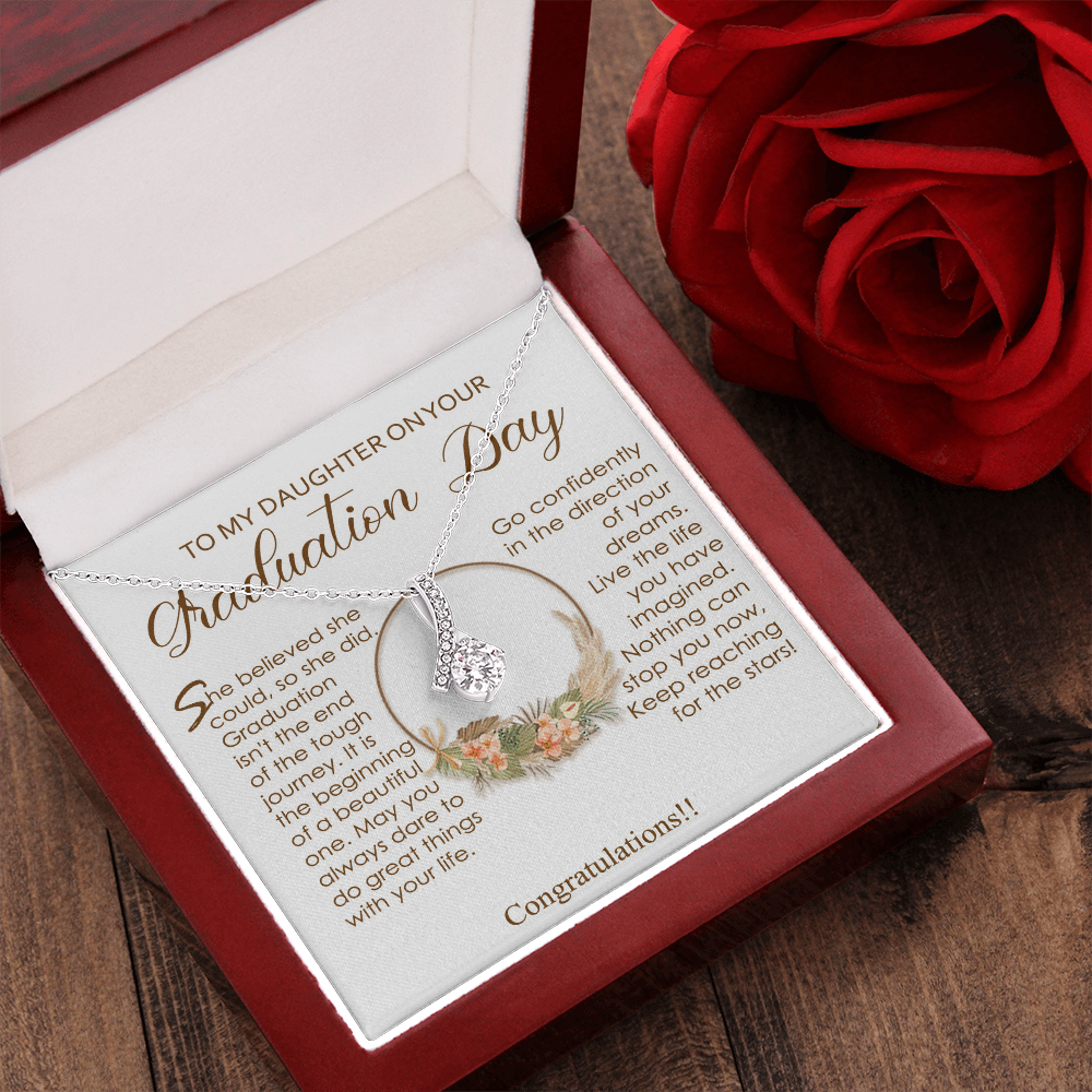 Graduation Necklace Gift To My Daughter