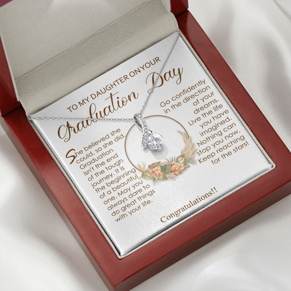 Graduation Necklace Gift To My Daughter