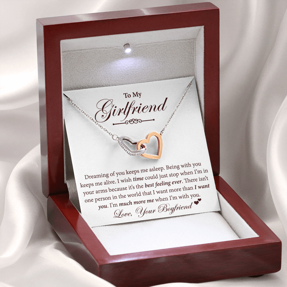 To My Girlfriend Necklace - Unique Gift For Woman