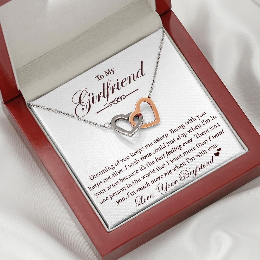 To My Girlfriend Necklace - Unique Gift For Woman