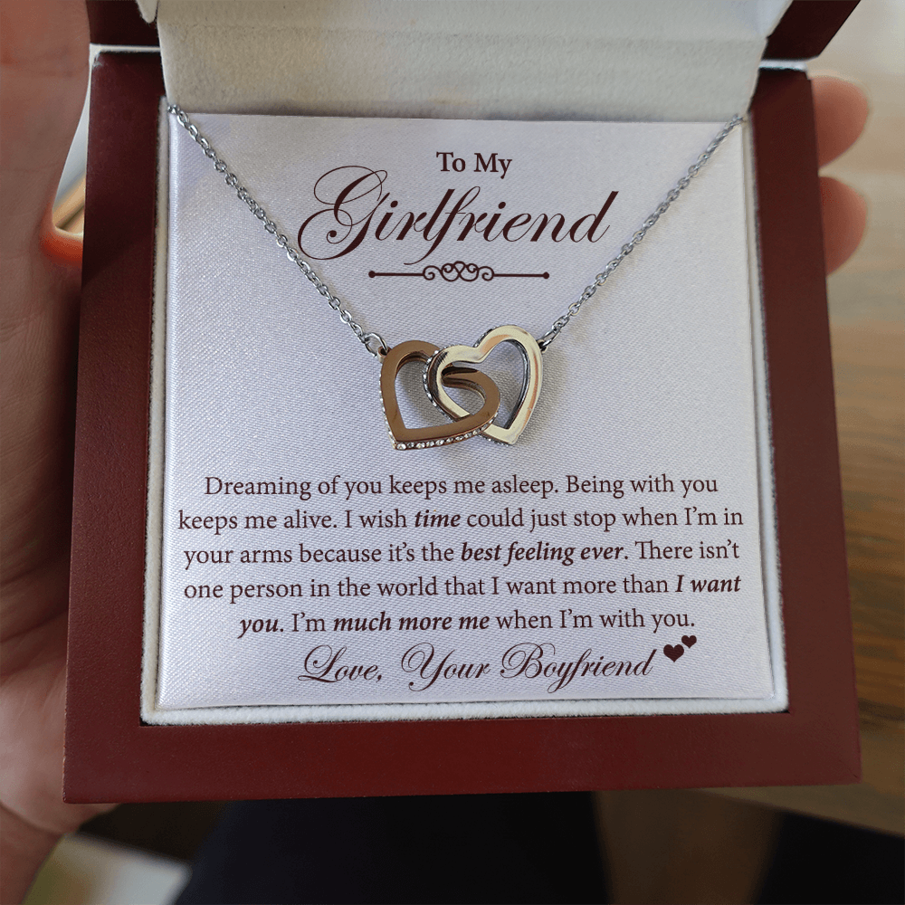 To My Girlfriend Necklace - Unique Gift For Woman