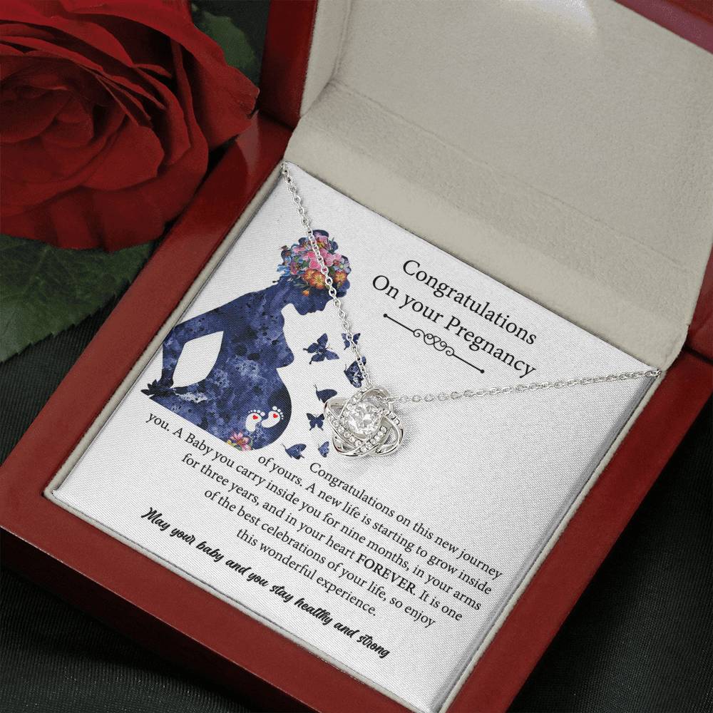 Pregnant Gift, Congratulations On Your Pregnancy Necklace, Pregnant Daughter Gift