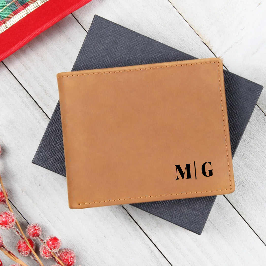 Personalized Men's Leather Wallet