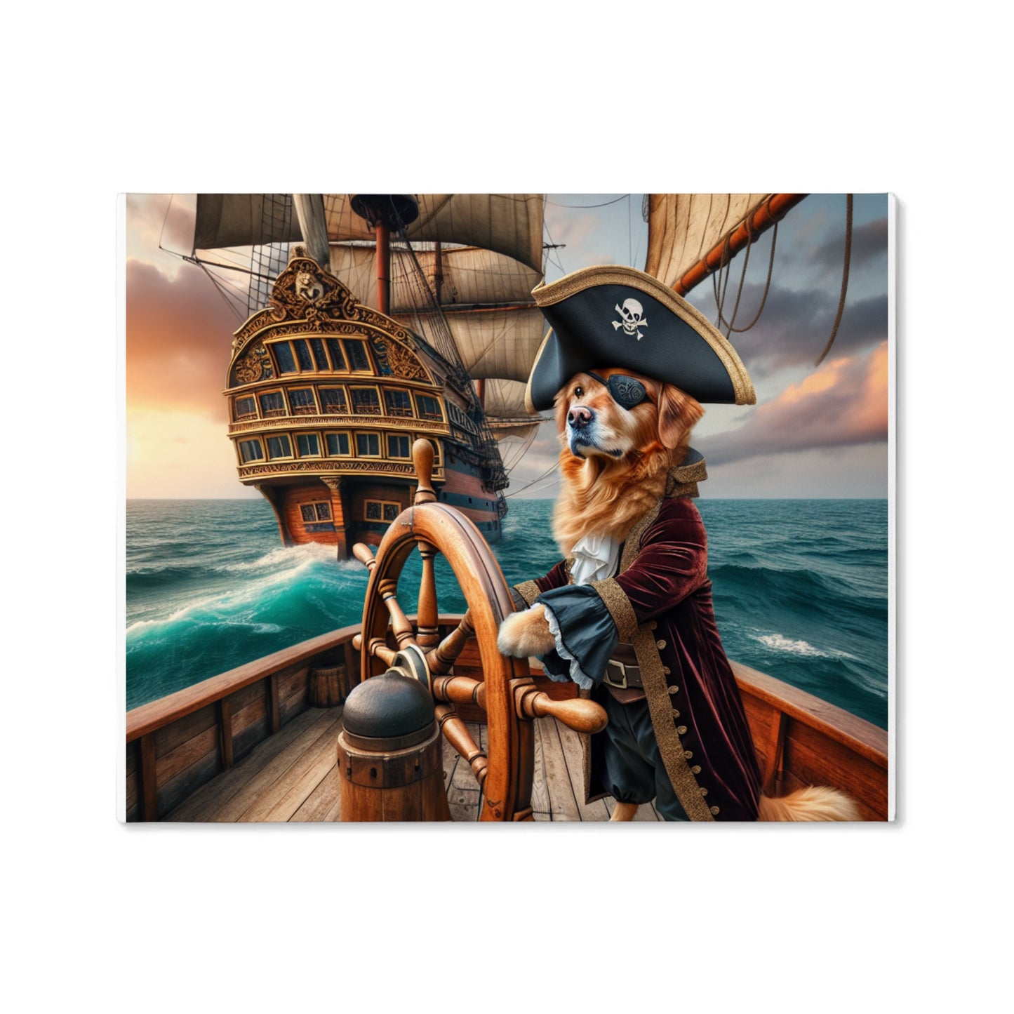 Dog Pirate Canvas - Generate Your Art