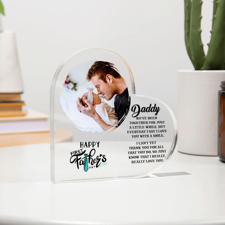Happy First Father’s Day Acrylic Plaque