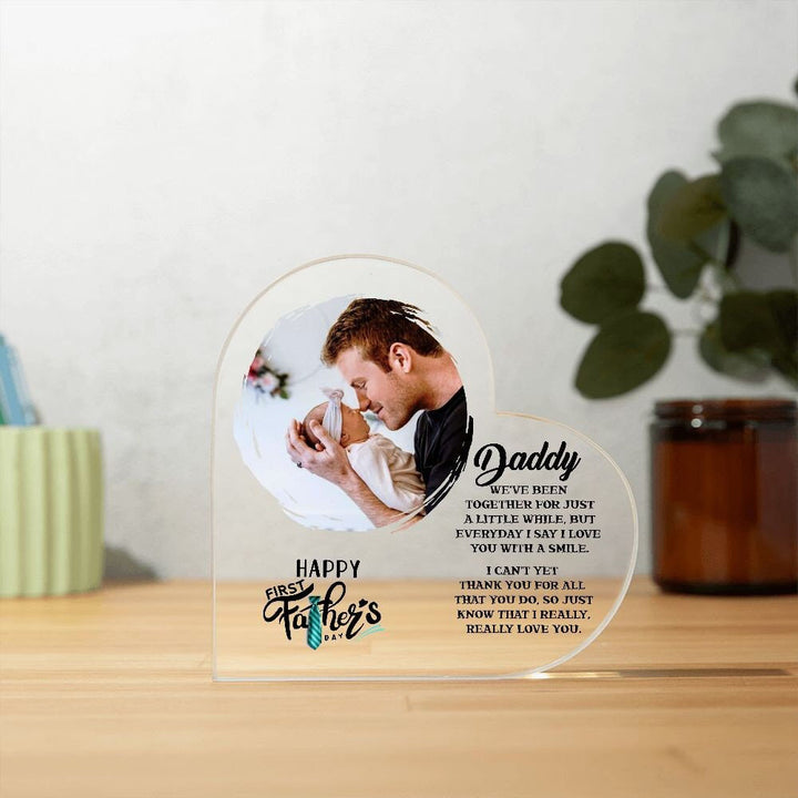 Happy First Father’s Day Acrylic Plaque