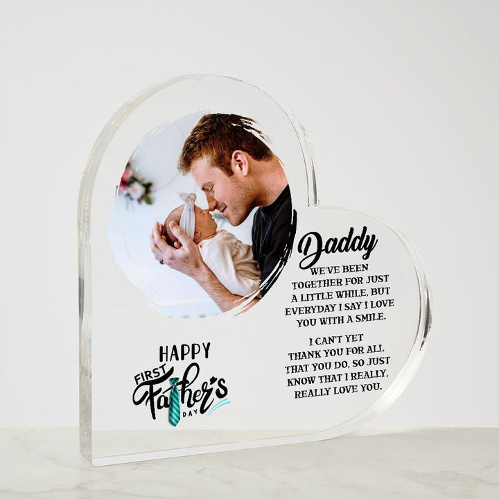 Happy First Father’s Day Acrylic Plaque