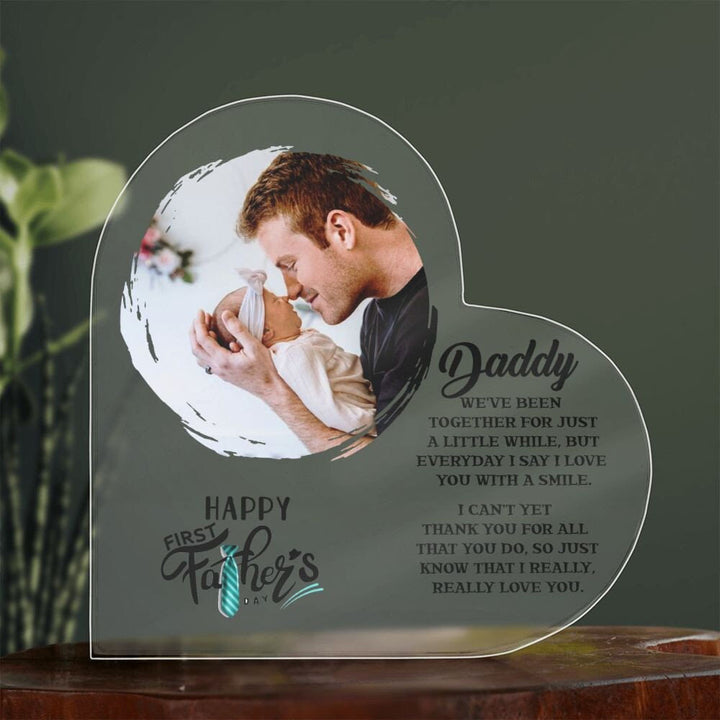 Happy First Father’s Day Acrylic Plaque
