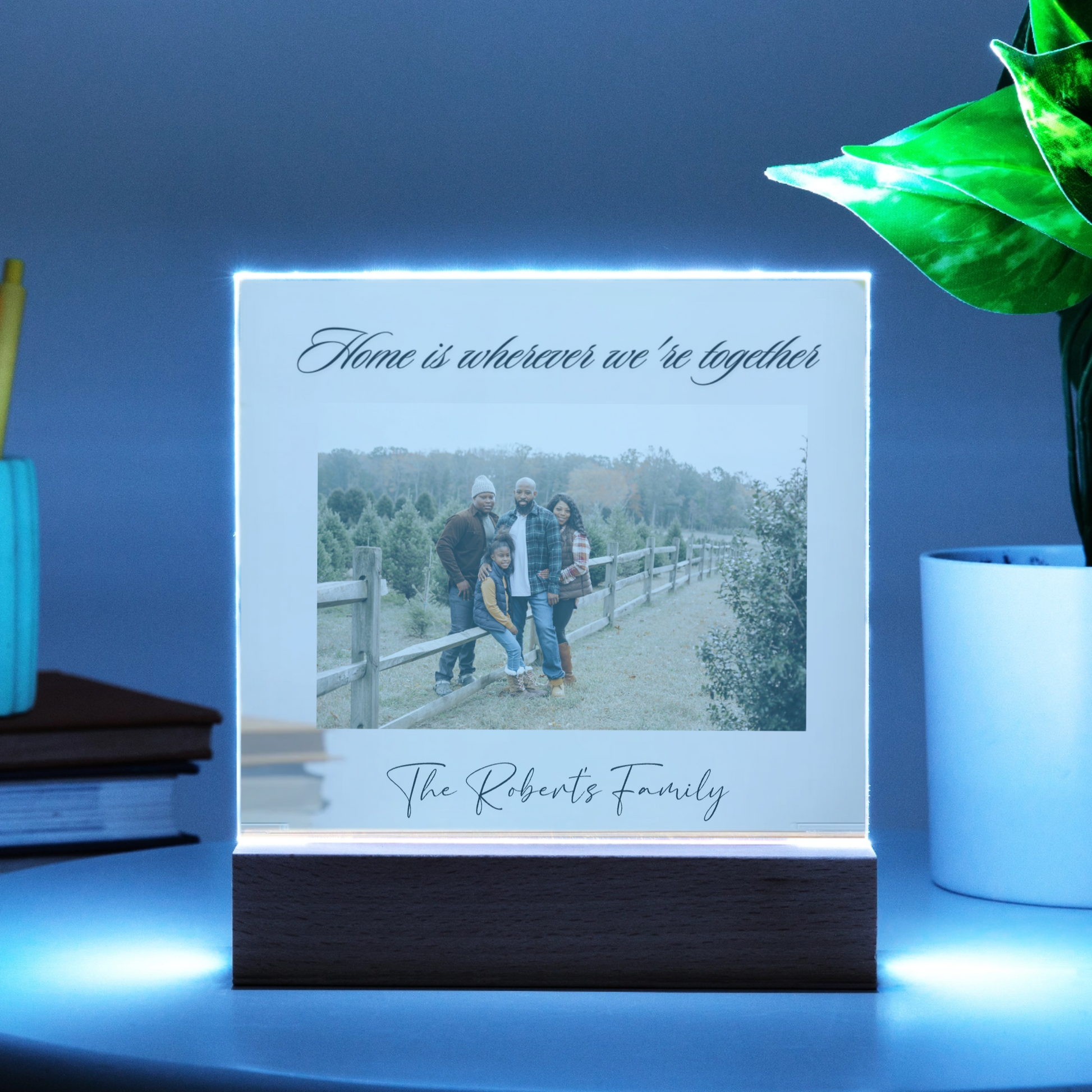 acrylic photo plaque