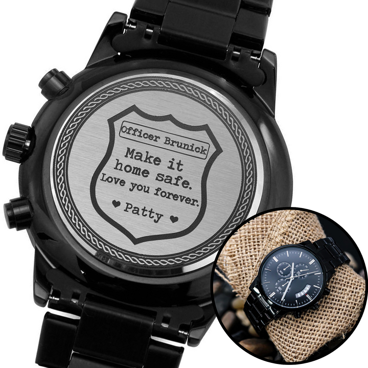 Personalized Police Husband Watch