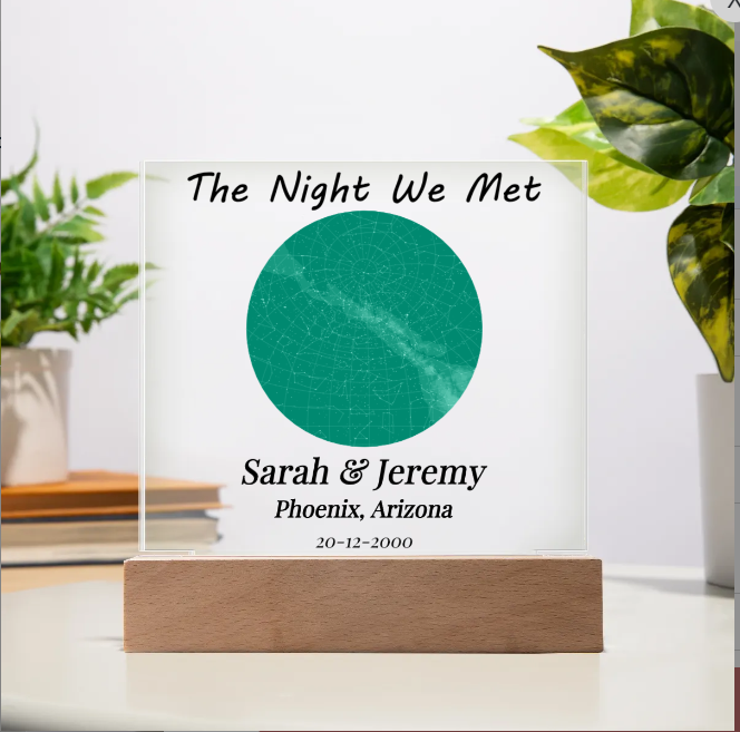 The Night We Met - Personalized Star Map
