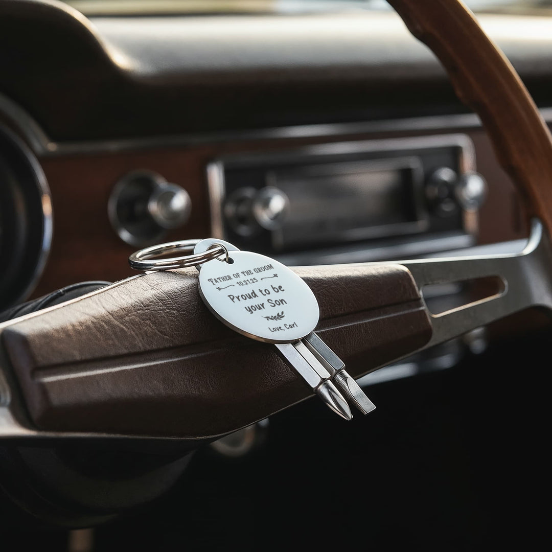 Father of the Groom Keychain