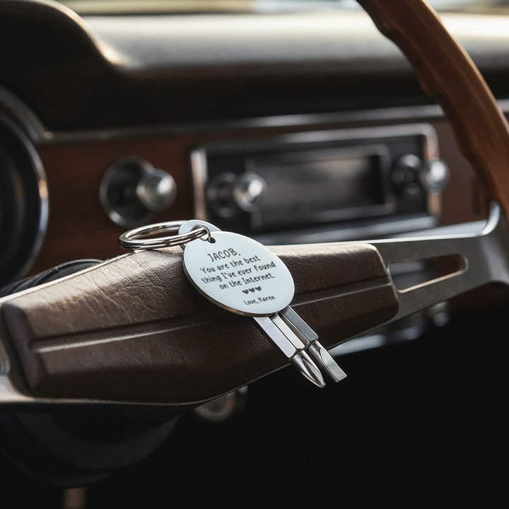 You Are The Best Thing I Ever Found On The Internet Keychain