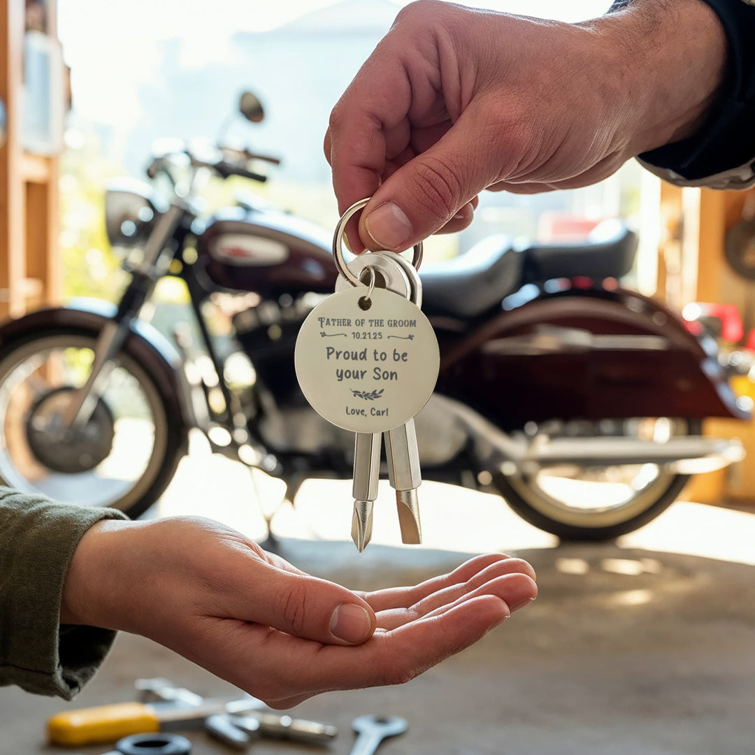 Father of the Groom Keychain