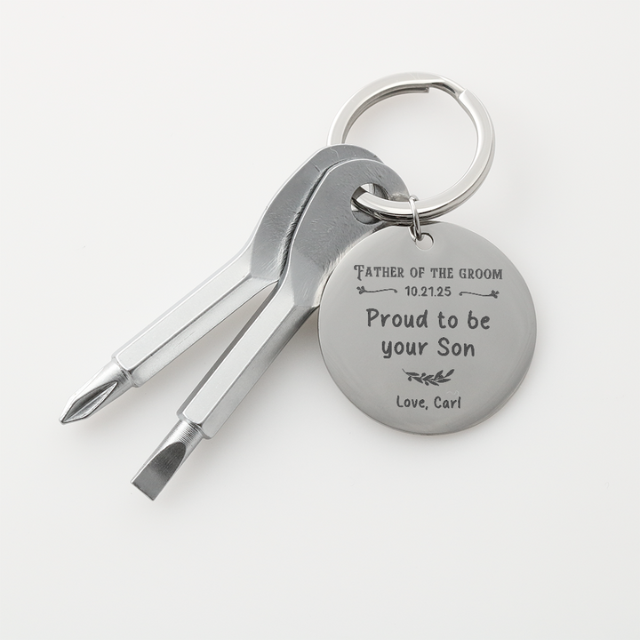 Father of the Groom Keychain