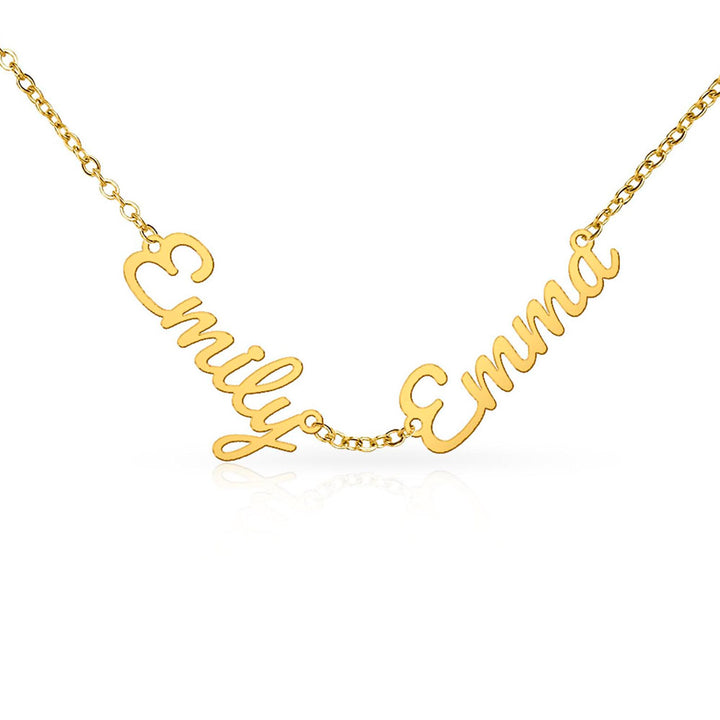 Personalized Multiple Name Necklace – Custom Kids Names Jewelry for Mom or Grandma
