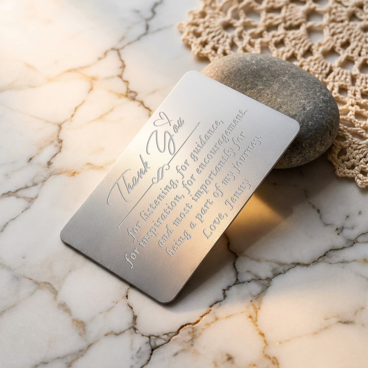 Personalized Thank You Gift Cards