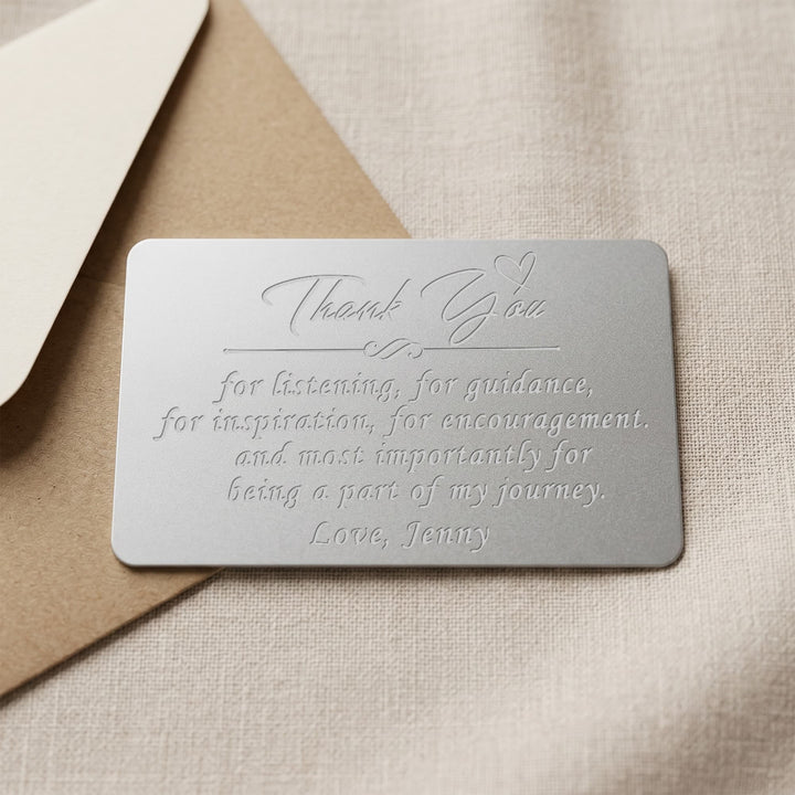 Personalized Thank You Gift Cards