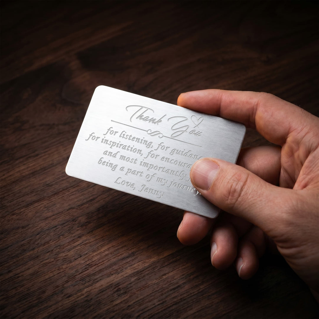 Personalized Thank You Gift Cards