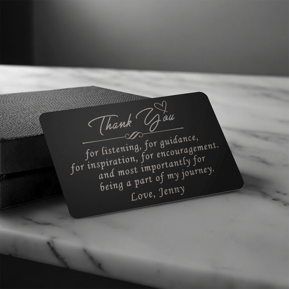 Personalized Thank You Gift Cards