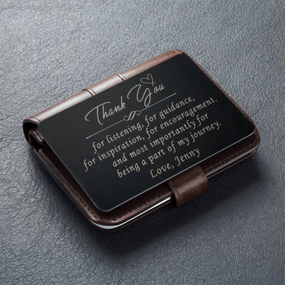 Personalized Thank You Gift Cards
