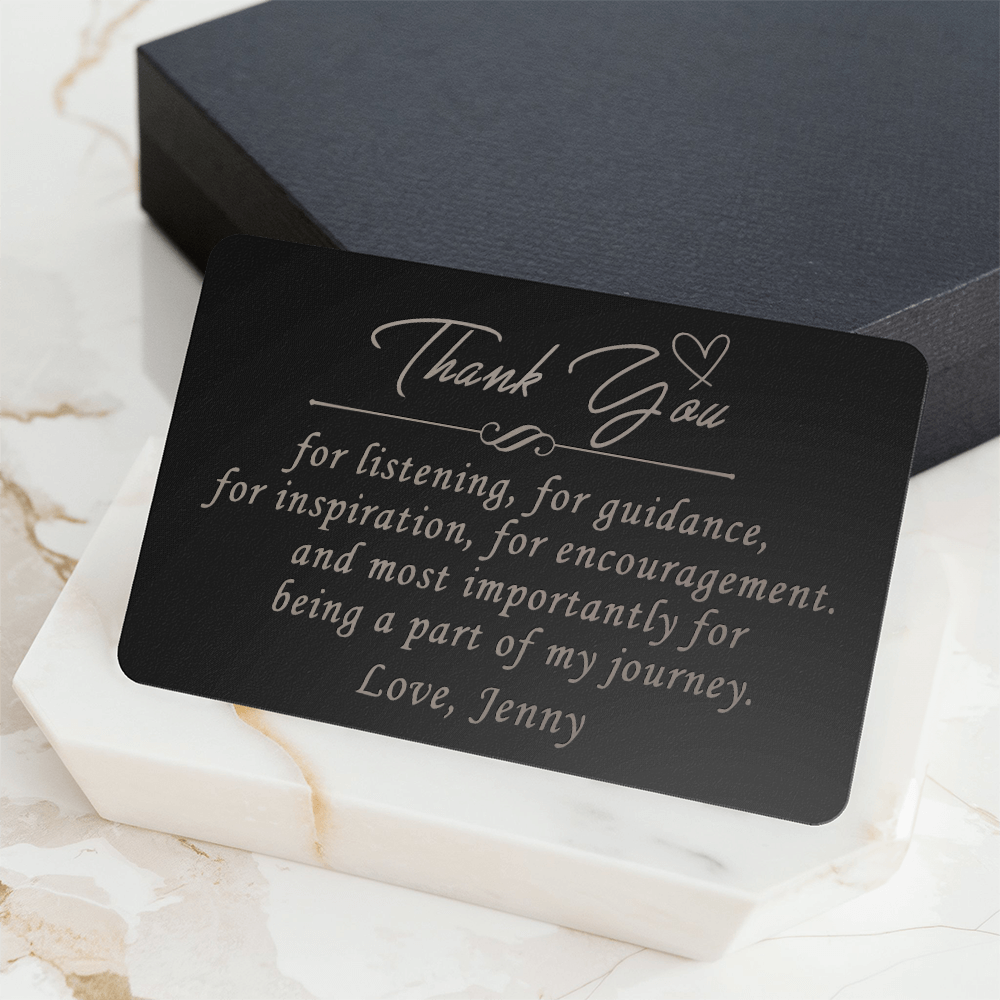 Personalized Thank You Gift Cards