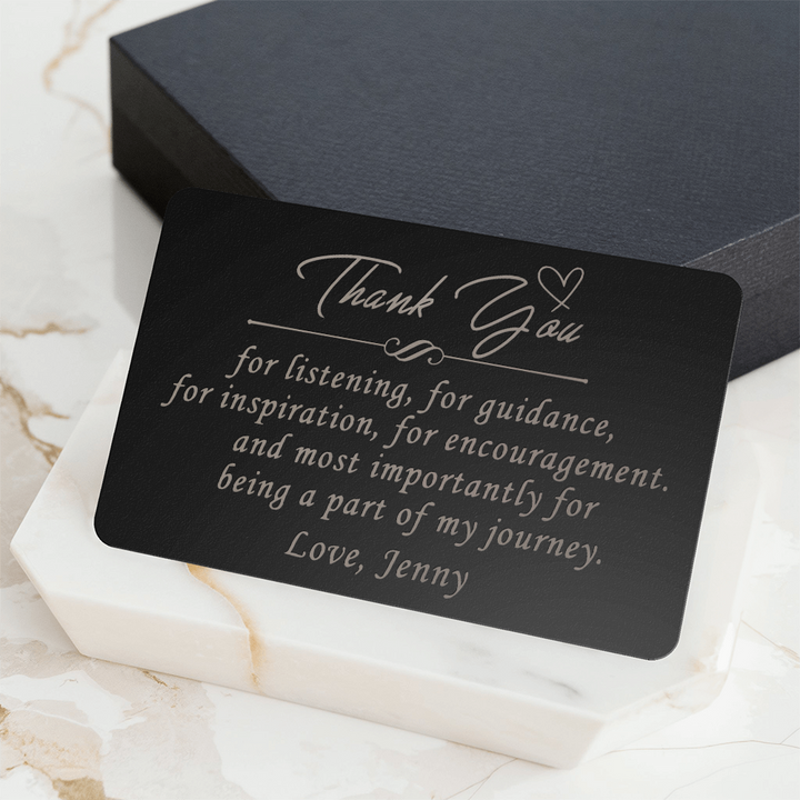 Personalized Thank You Gift Cards