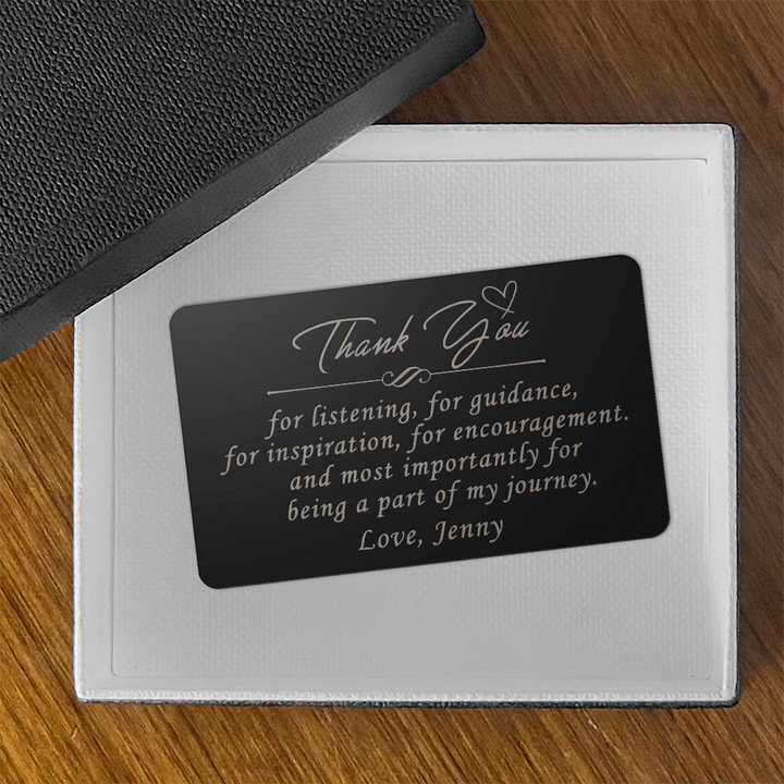 Personalized Thank You Gift Cards