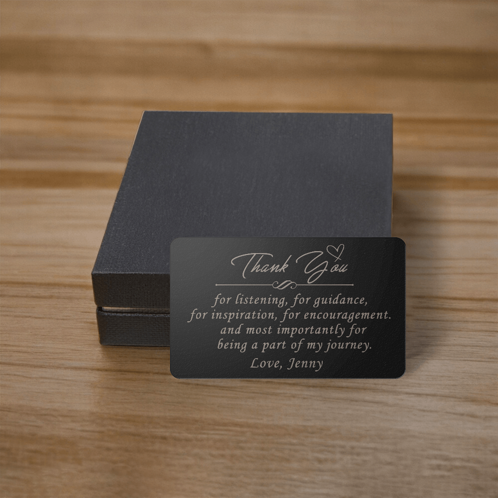 Personalized Thank You Gift Cards