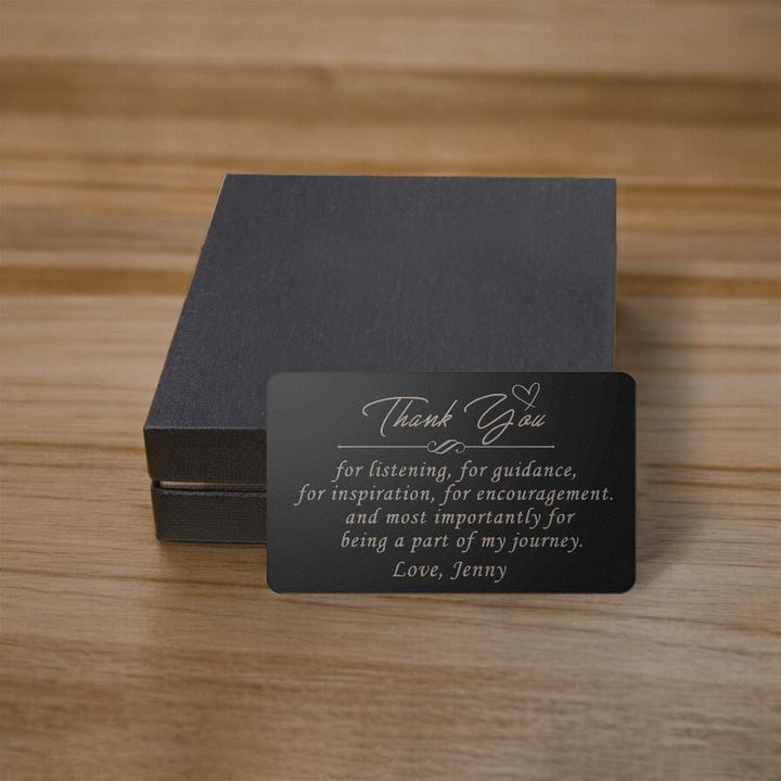 Personalized Thank You Gift Cards