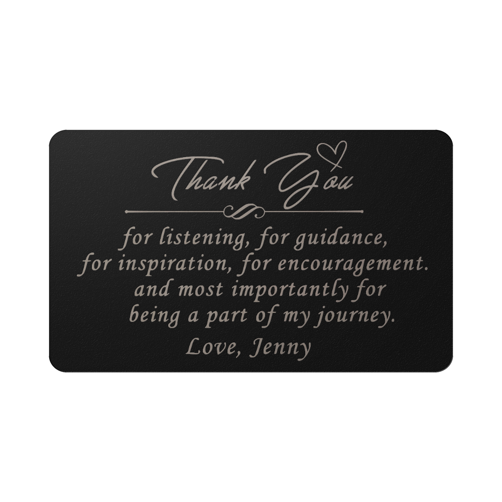 Personalized Thank You Gift Cards