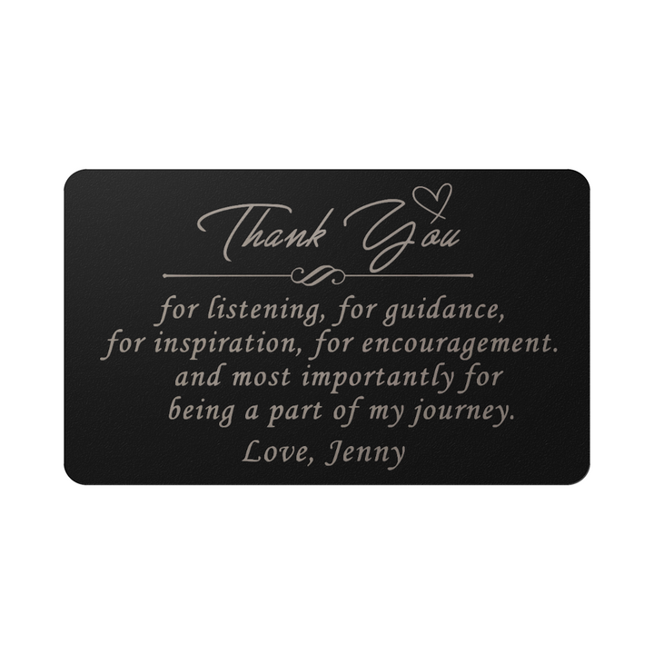 Personalized Thank You Gift Cards