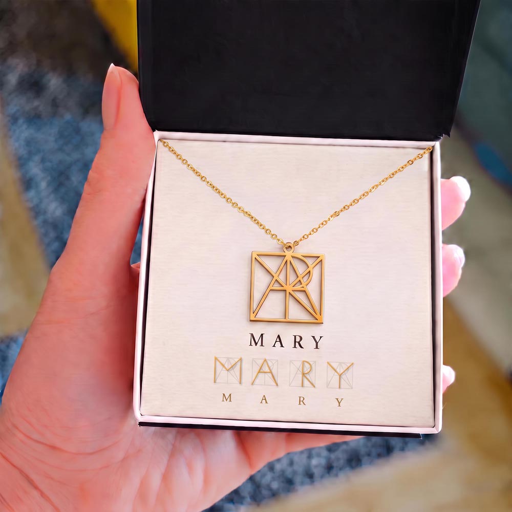 Custom Logo Name Necklace