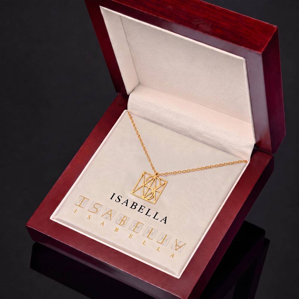 Custom Logo Name Necklace