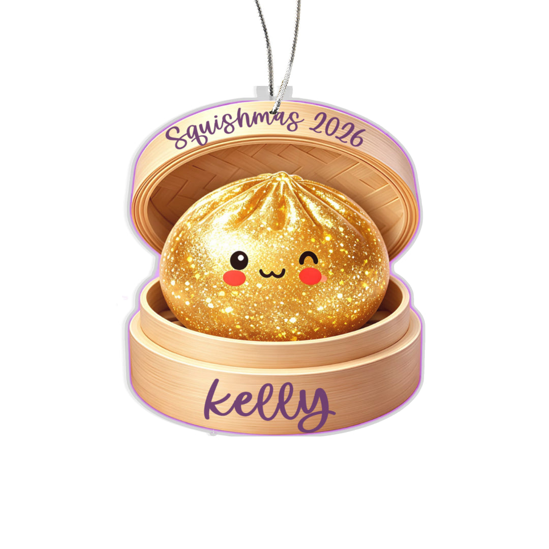 Personalized Dumpling Ornament - Dumpling Christmas Ornament