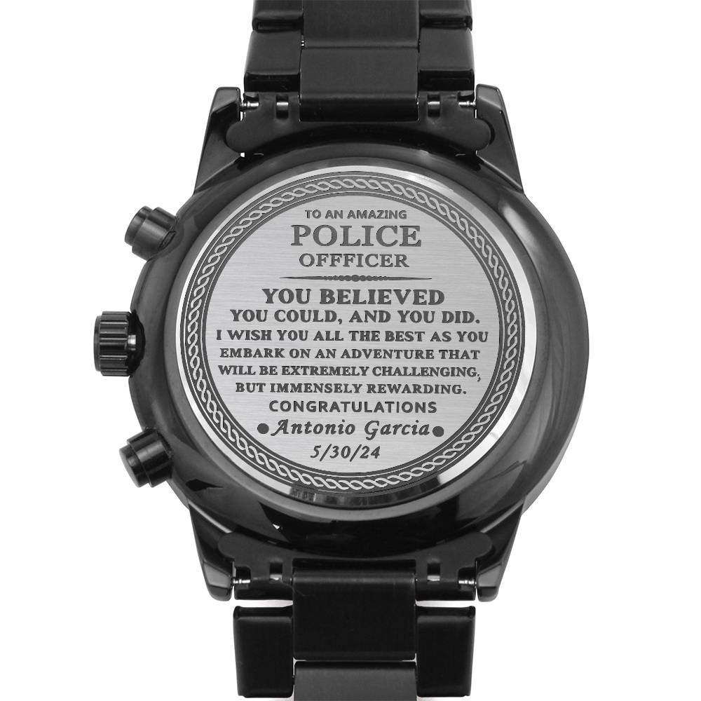 Personalized Police Officer Gift