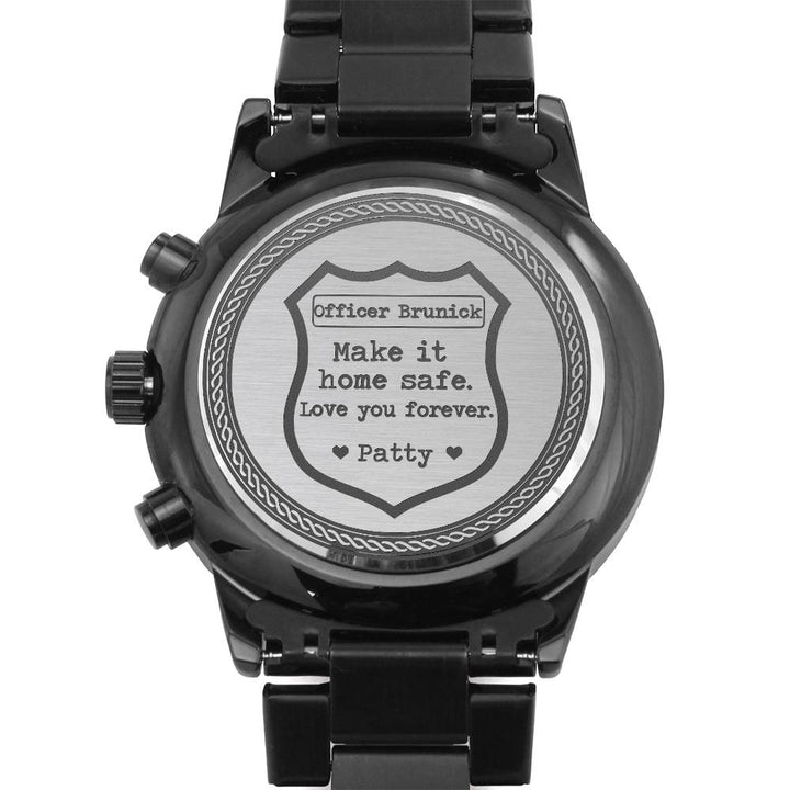 Personalized Police Husband Watch