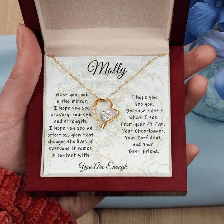 You Are Enough Necklace | Birthday Gift for Friend | Best Friend Gift