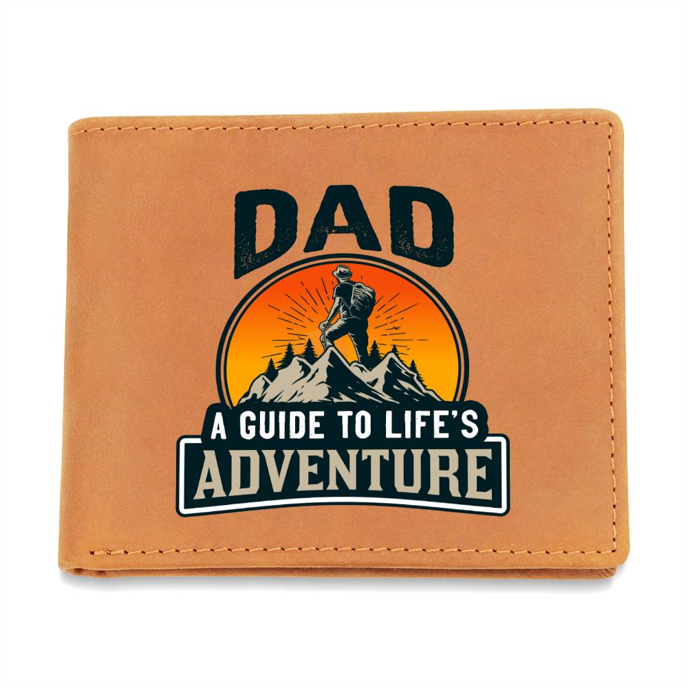 Dad Leather Wallet – Guide to Life’s Adventure
