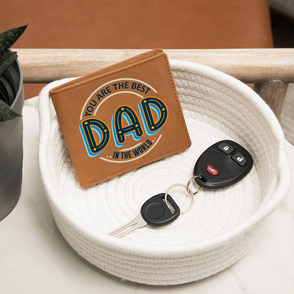 Dad You Are The Best - Leather Wallet