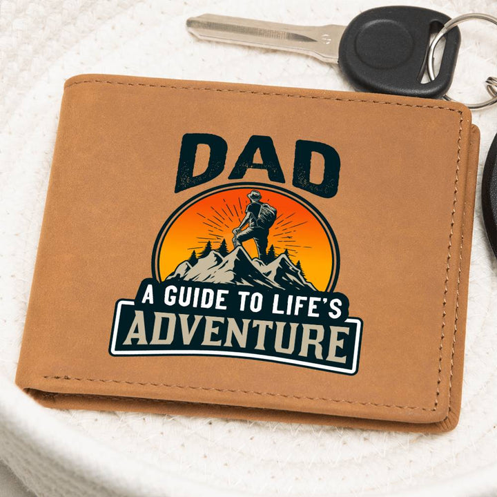 Dad Leather Wallet – Guide to Life’s Adventure