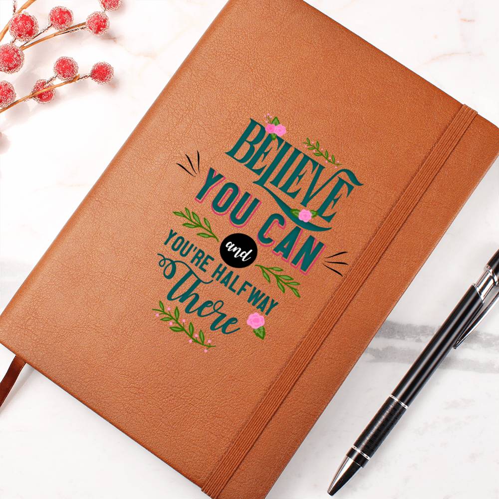 Leather Journal – Believe You Can Quote