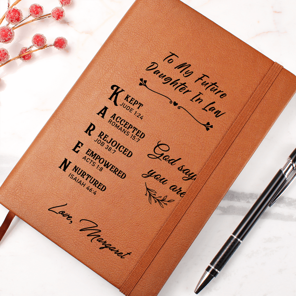 Personalized Daughter In Law Bible Verse Journal