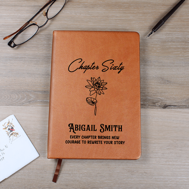 Personalized Chapter Sixty Leather Journal